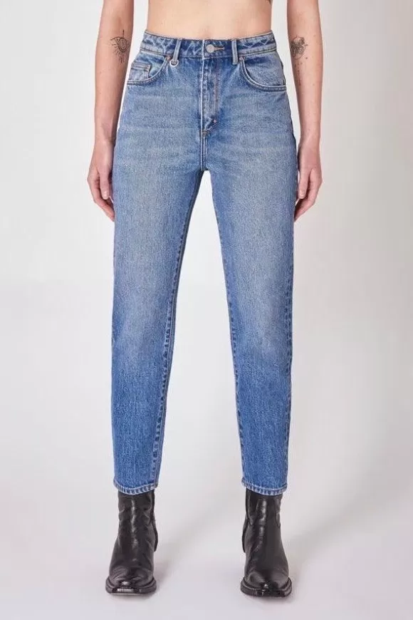 Women Neuw Denim Denim-Lola Mom Jean Vintage Blue